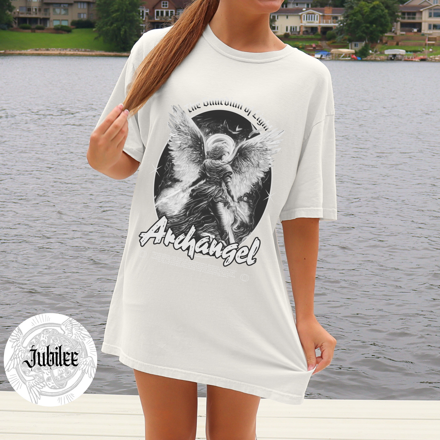 Archangel guardian grunge t-shirt